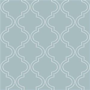 Papier peint de Quatre-Feuille, bleu