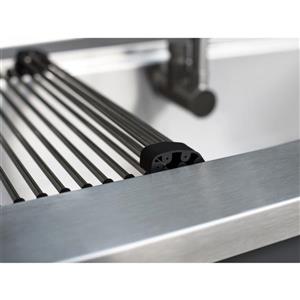 Armoire évier gris ardoise pour cuisine extérieure