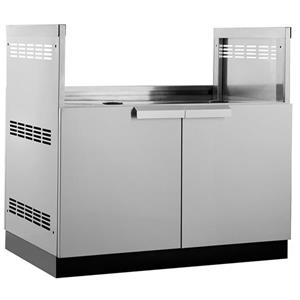 NewAge Products Outdoor Kitchen Insert Grill Cabinet Stainless Steel 40-in