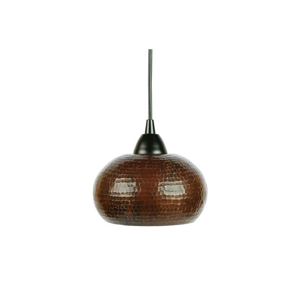 Premier Copper Products 7-in Copper Globe Pendant Light