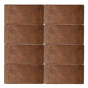 Premier Copper Products Oil Rubbed Bronze Copper Tile 3-in x 6-in (8 pack)