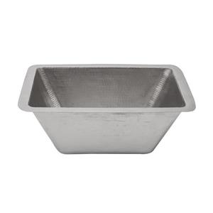 Premier Copper Products 17-in Electroless Nickel Rectangle Sink