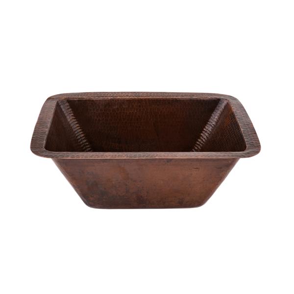 Premier Copper Products 17-in Copper Rectangle Sink