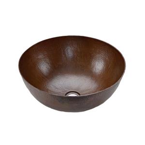 Premier Copper Products Small Round Vessel Sink - Copper