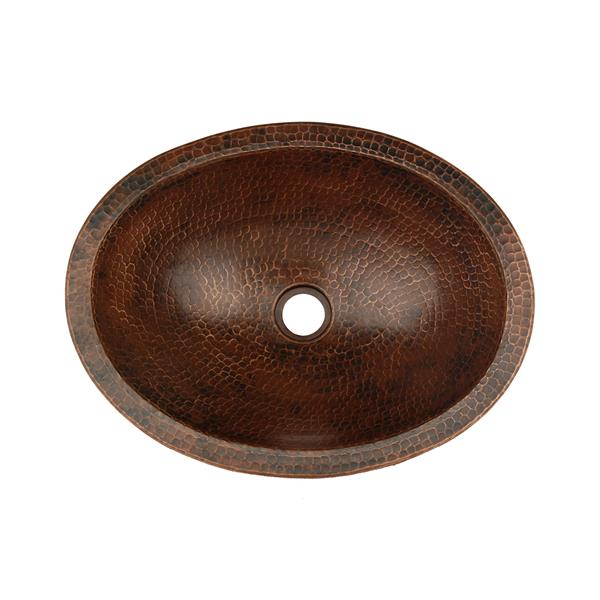 Premier Copper Products Oval Copper Sink