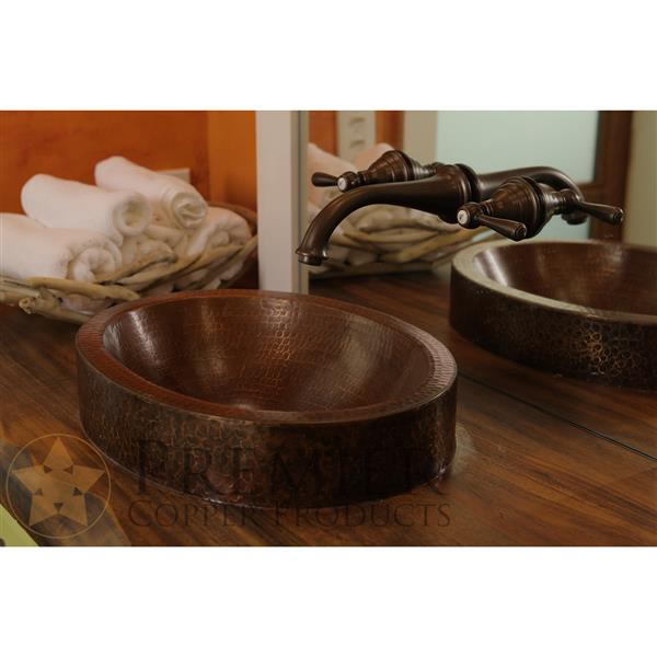 Premier Copper Products Oval Copper Sink