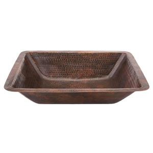 Premier Copper Products Rectangle Bathroom Sink - Copper