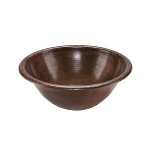 Premier Copper Products Round Self Rimming Sink - Copper