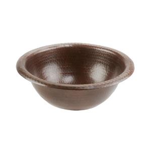 Premier Copper Products Small Round Sink - 12-in- Copper