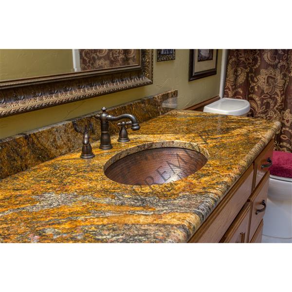 Premier Copper Products Oval Sink - Copper - 19-in x 14-in x 6-in