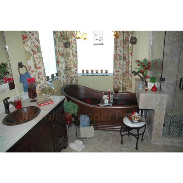 Lavabo ovale Premier Copper, Cuivre, 18 pox15 pox5 po