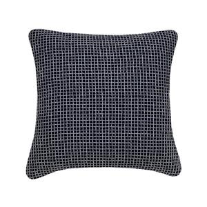 Coussin décoratif Millano, gaufré, bleu