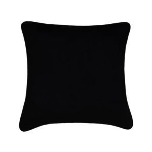 Coussin décoratif Millano, paillettes, noir et or
