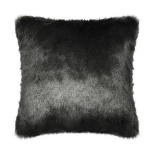 Millano Collection 18-in Dark Gray Faux Fur Decorative Cushion