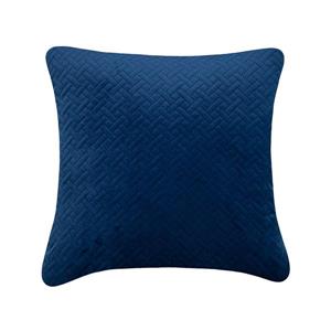 Millano Collection 18-in Blue Cotton Decorative Cushion