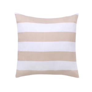 Millano Collection Beige and White Outdoor Stripe Cushion