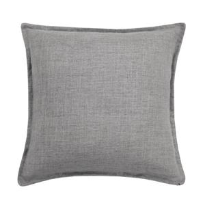 Coussin décoratif Millano, lin, gris