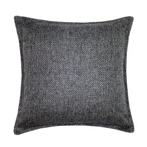 Coussin décoratif Millano, chevrons, gris foncé