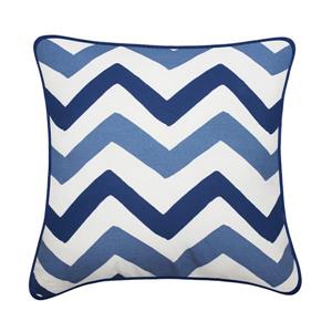 Millano 18-in Brown and Taupe Herringbone Welton Decorative Cushion