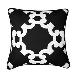 Coussin décoratif Rimrock, noir