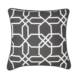 Coussin décoratif Chandler, gris