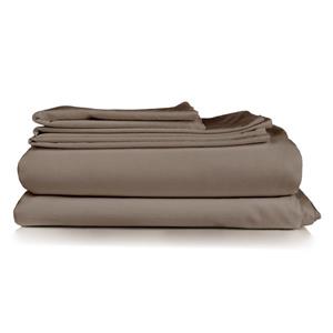 Millano North Home Bedding Millano Collection Twin 2-Piece Brown Duvet Cover Set