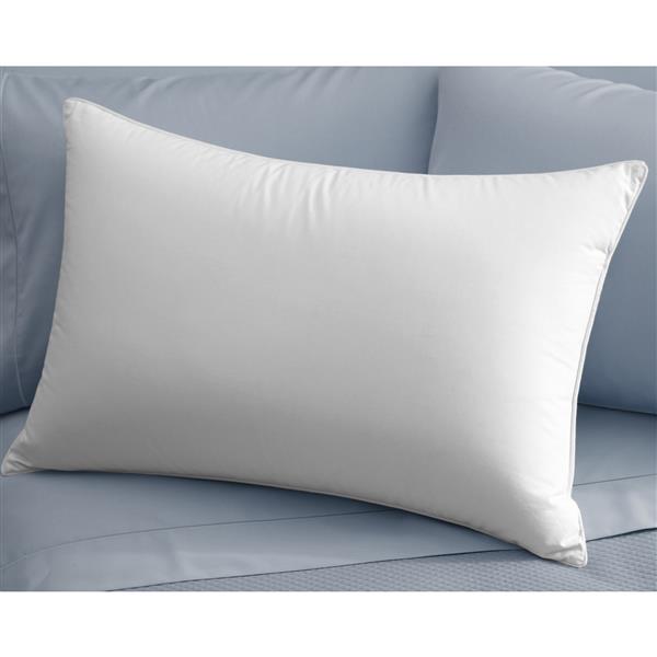 Millano White Cotton 20-in x 30-in Pillow