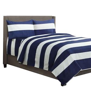 Millano Hamshire Multiple Colours Polyester Twin Sheet Set (6 Pieces)