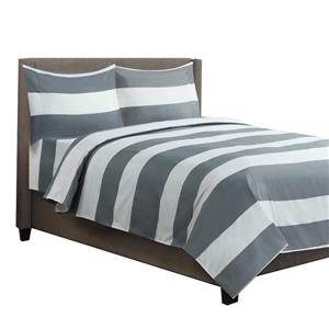 Hamshire Multiple Colours Polyester King Sheet Set (8 Pieces)