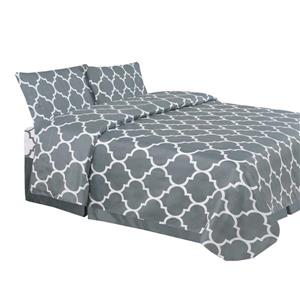 Millano Holbrooke Polyeste Multiple Colours King Sheet Set (4 Pieces)