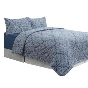 Millano Dynasty Polyester Multiple Colours King Sheet Set (4 Pieces)