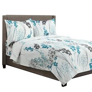 Millano Dahlia Polyester Multiple Colours Twin Sheet Set (6 Pieces)
