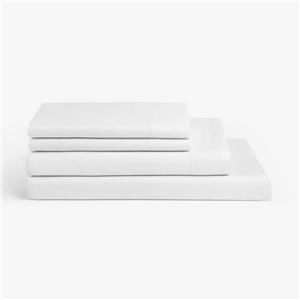 Millano 1200 Thread-Count Polyester White Twin Spa Sheet Set (3 Pieces)