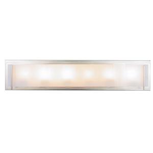 Levico Lighting Brina 6-Light Brushed Nickel 30-in Vanity Light