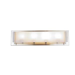 Levico Lighting Brina 4-Light 24-in Brushed Nickel Vanity Light