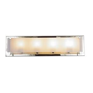 Luminaire meuble-lavabo Bree à 4 lumières, Chrome, 24"