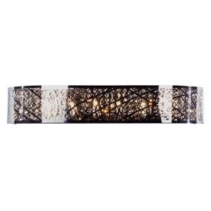 Luminaire meuble-lavabo Starr à 6 lumières, Chrome, 35"