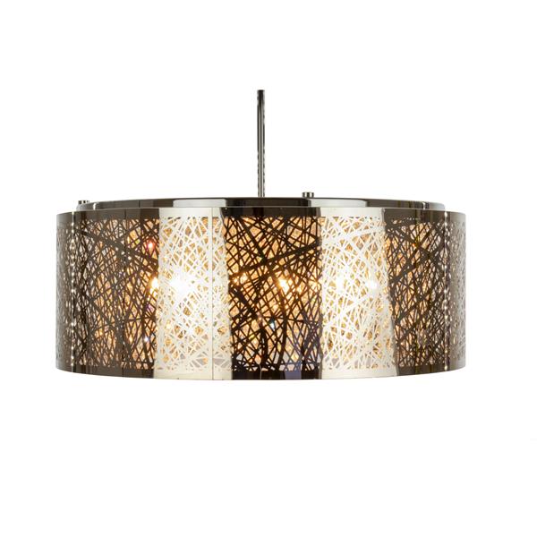 Levico Lighting Starr 9-Light Pendant - Chrome - 22-in