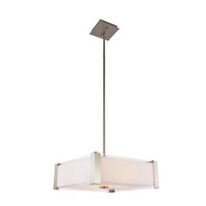Levico Lighting Verona 15-In Brushed Nickel 3-Light Pendant Light
