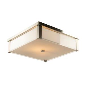 Levico Lighting Verona 20-in Brushed Nickel 3-Light Flush Mount