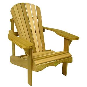 The Bear Chair Company Adirondack Outdoor Chair Red Cedar