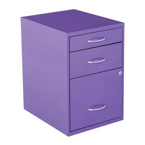 OSP Designs 22-in Purple File Cabinet