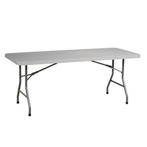 Work Smart™ 72-in Grey Rectangular Folding Table