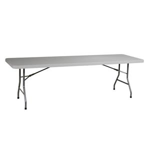 Work Smart™ 96-in Grey Rectangular Folding Table