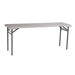 Work Smart™ 70-in Grey Rectangular Folding Table