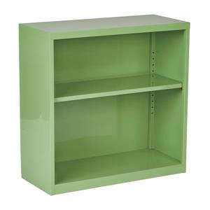 OSP Designs 28-in x 28-in x 12-in Green Metal Bookcase