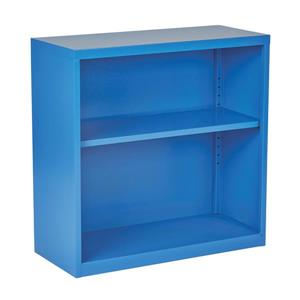 OSP Designs 28-in x 28-in x 12-in Blue Metal Bookcase
