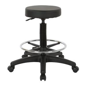 Tabouret ajustable, noir