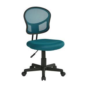 OSP Designs Mesh Office Chair - Adjustable Height - Blue