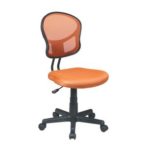 OSP Designs Mesh Office Chair - Adjustable Height - Orange